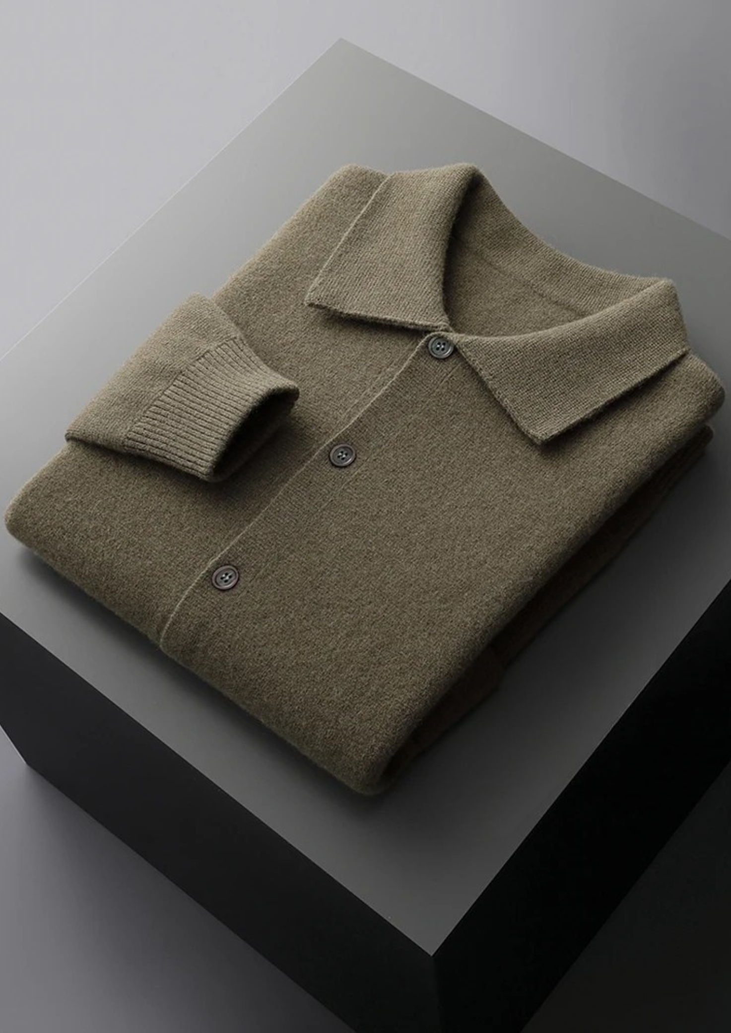 EA | MERINO WOOL BUTTON OVERSHIRT