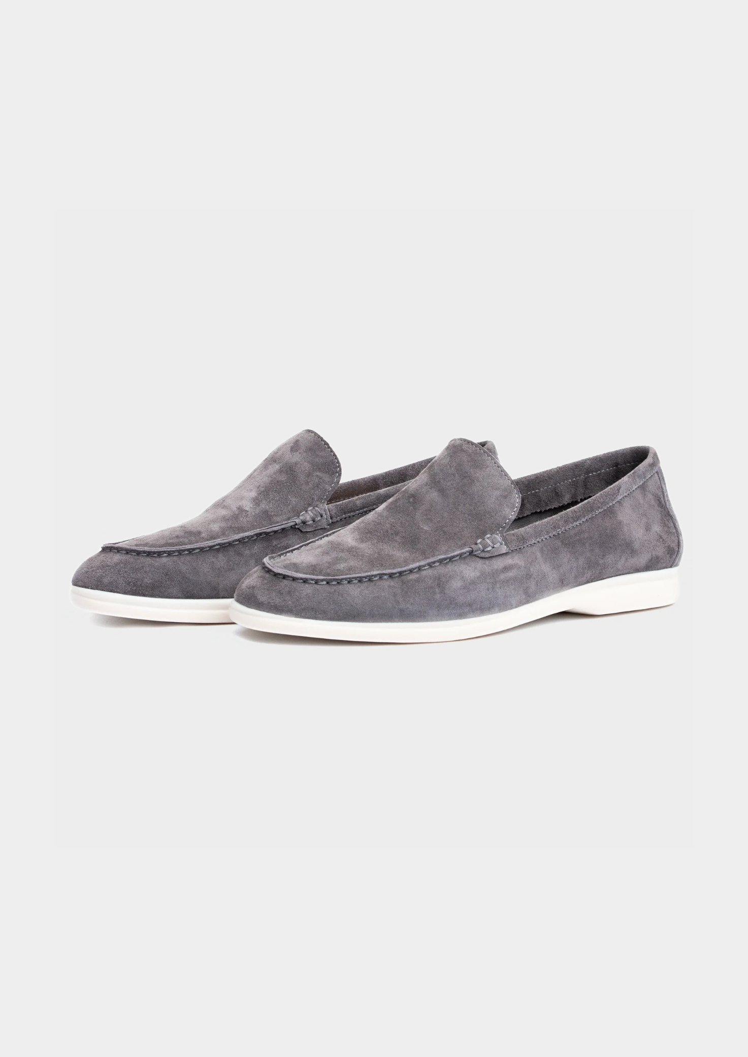 EA | MARIAN SUEDE LOAFERS – GRIJS