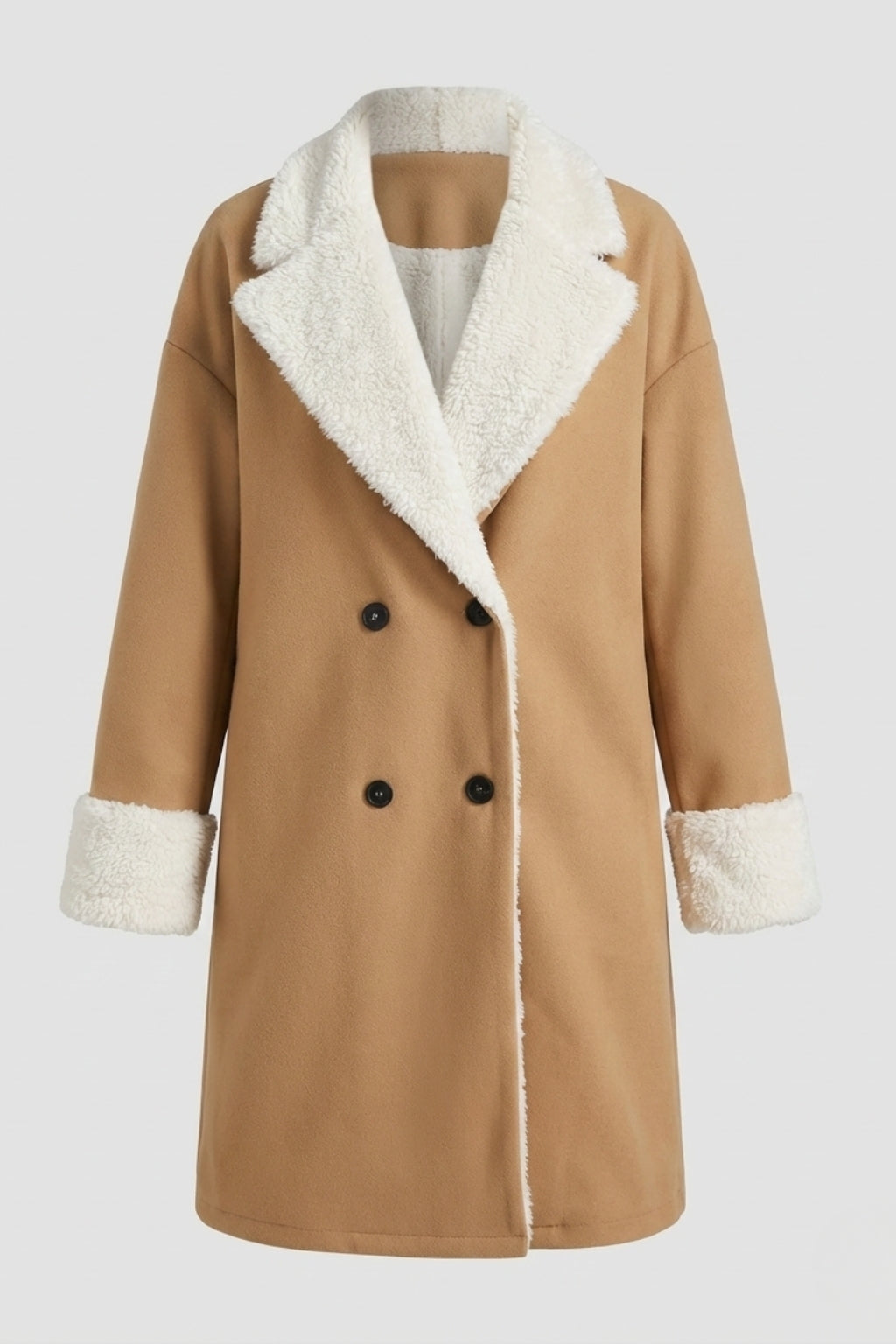 Elora camel Winterjas