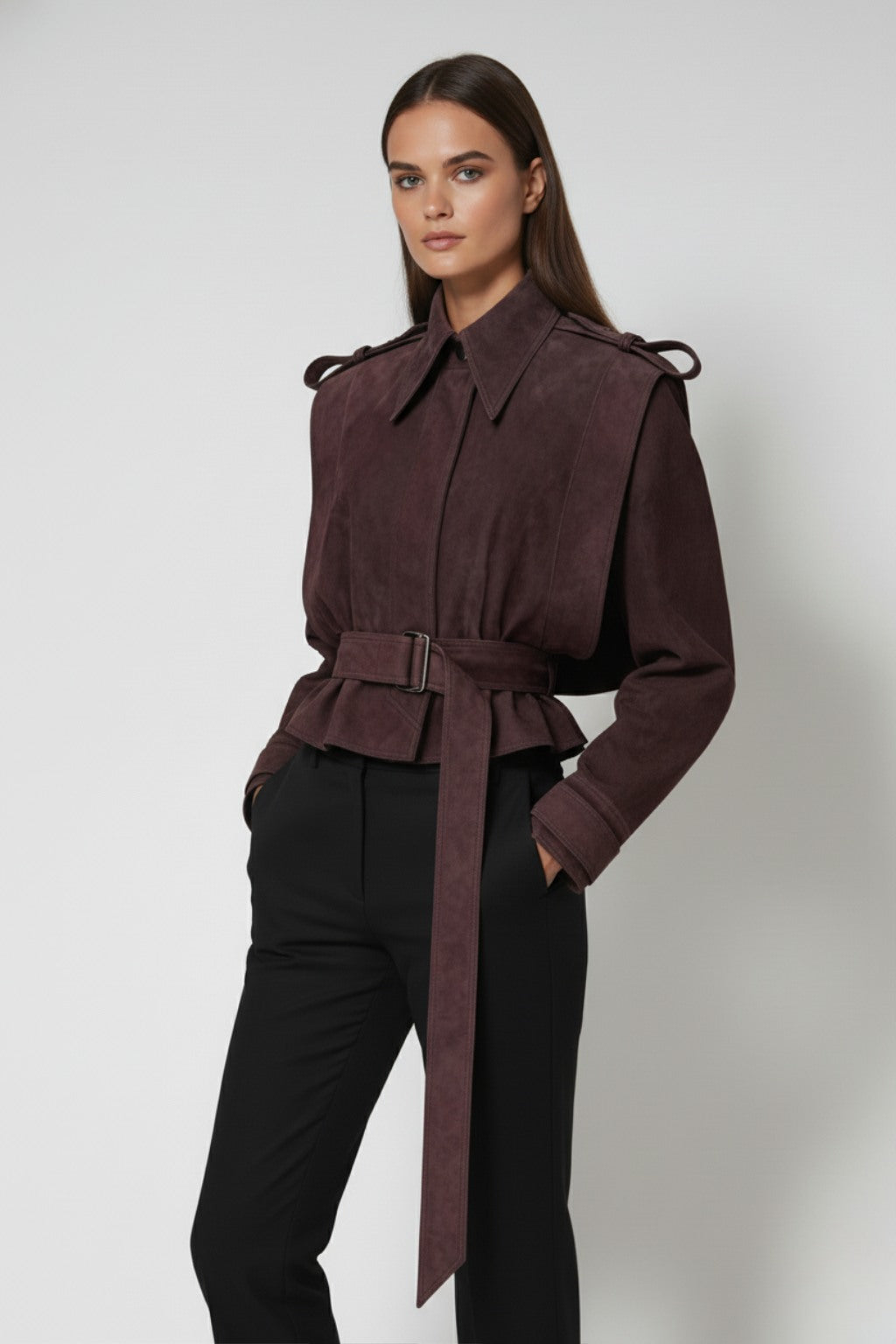 Aurelle Suede Jacket