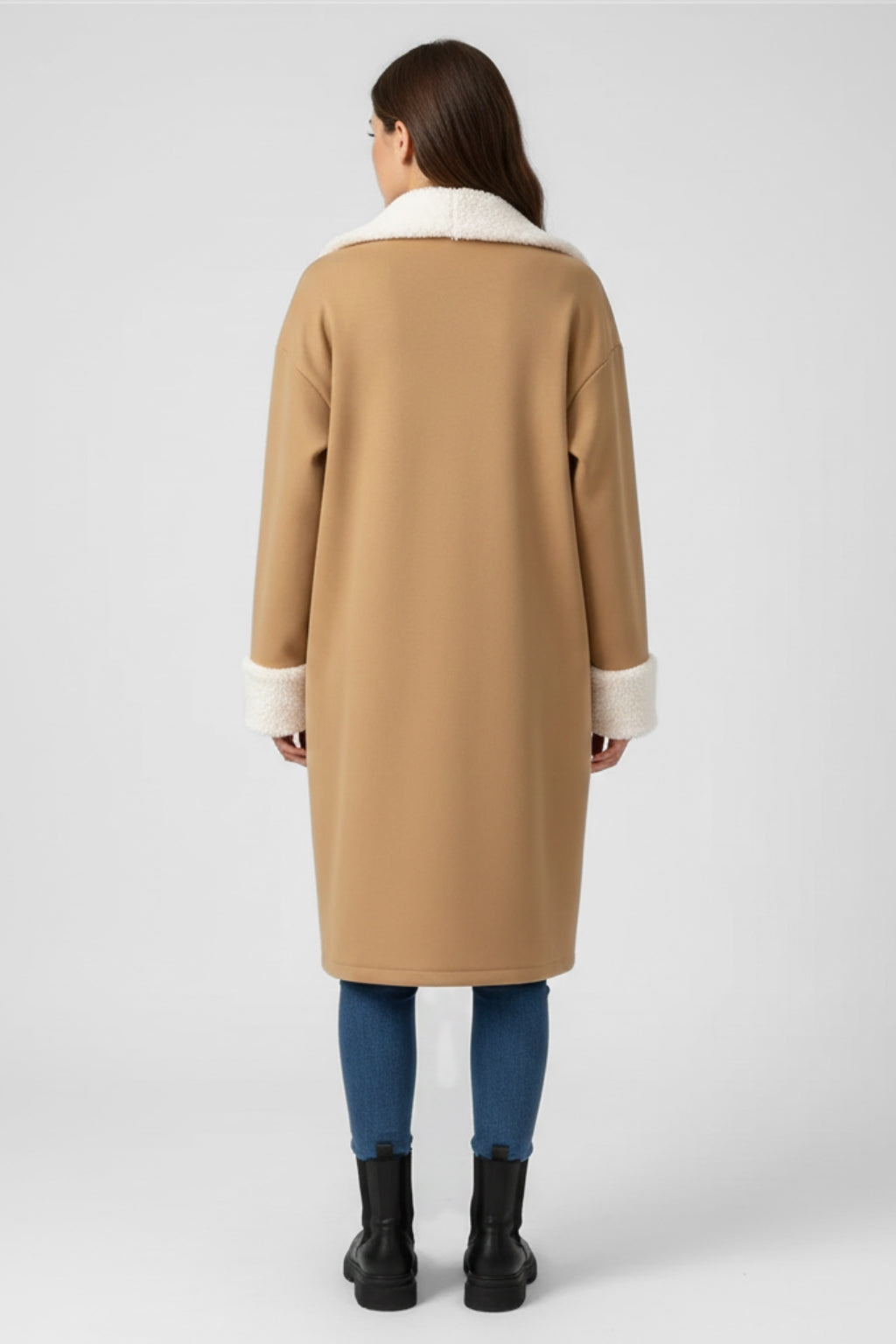 Elora camel Winterjas