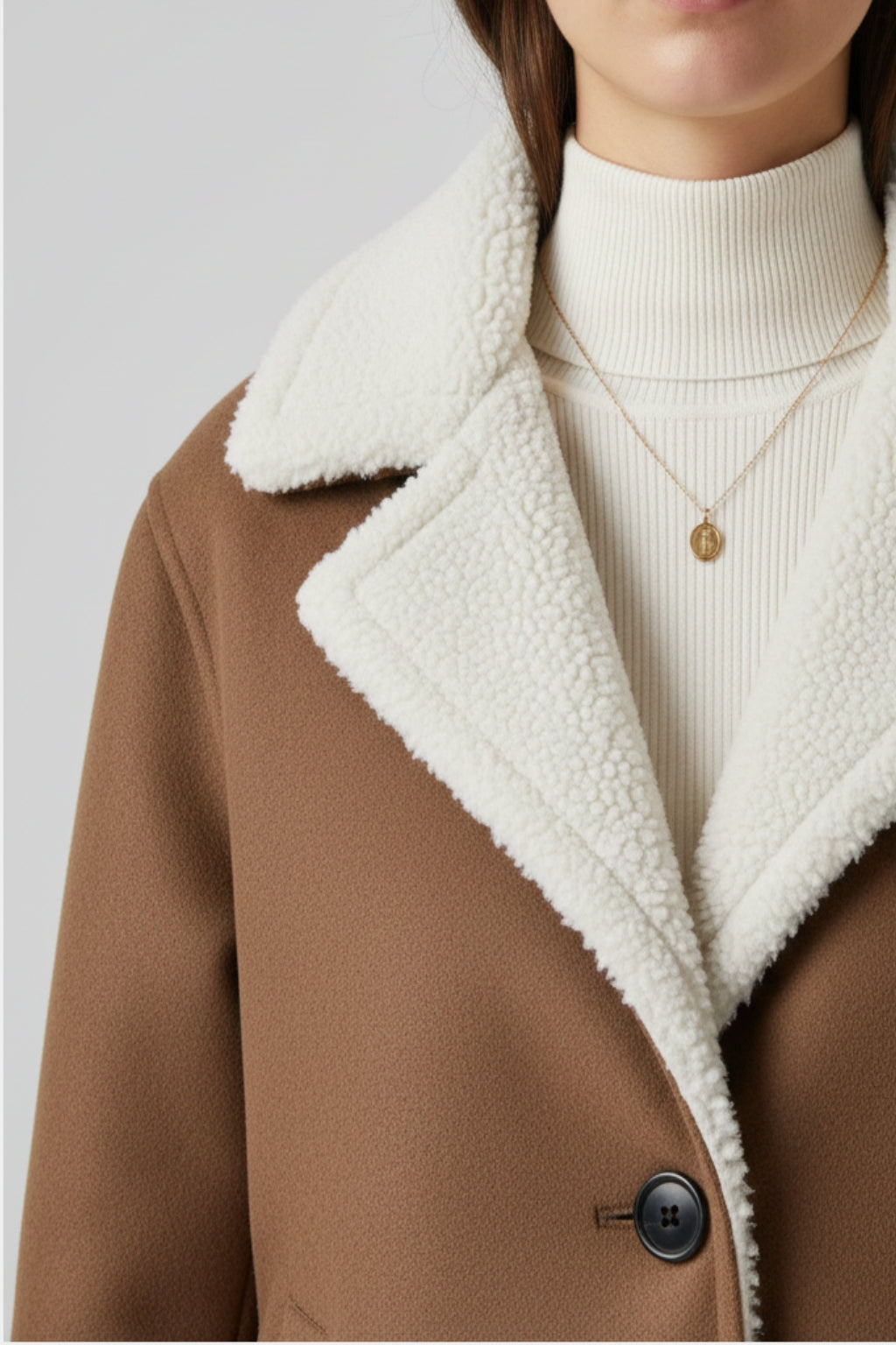 Elora camel Winterjas