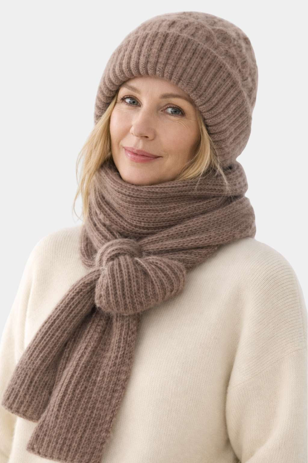 Estelle | Warme muts- en sjaalset
