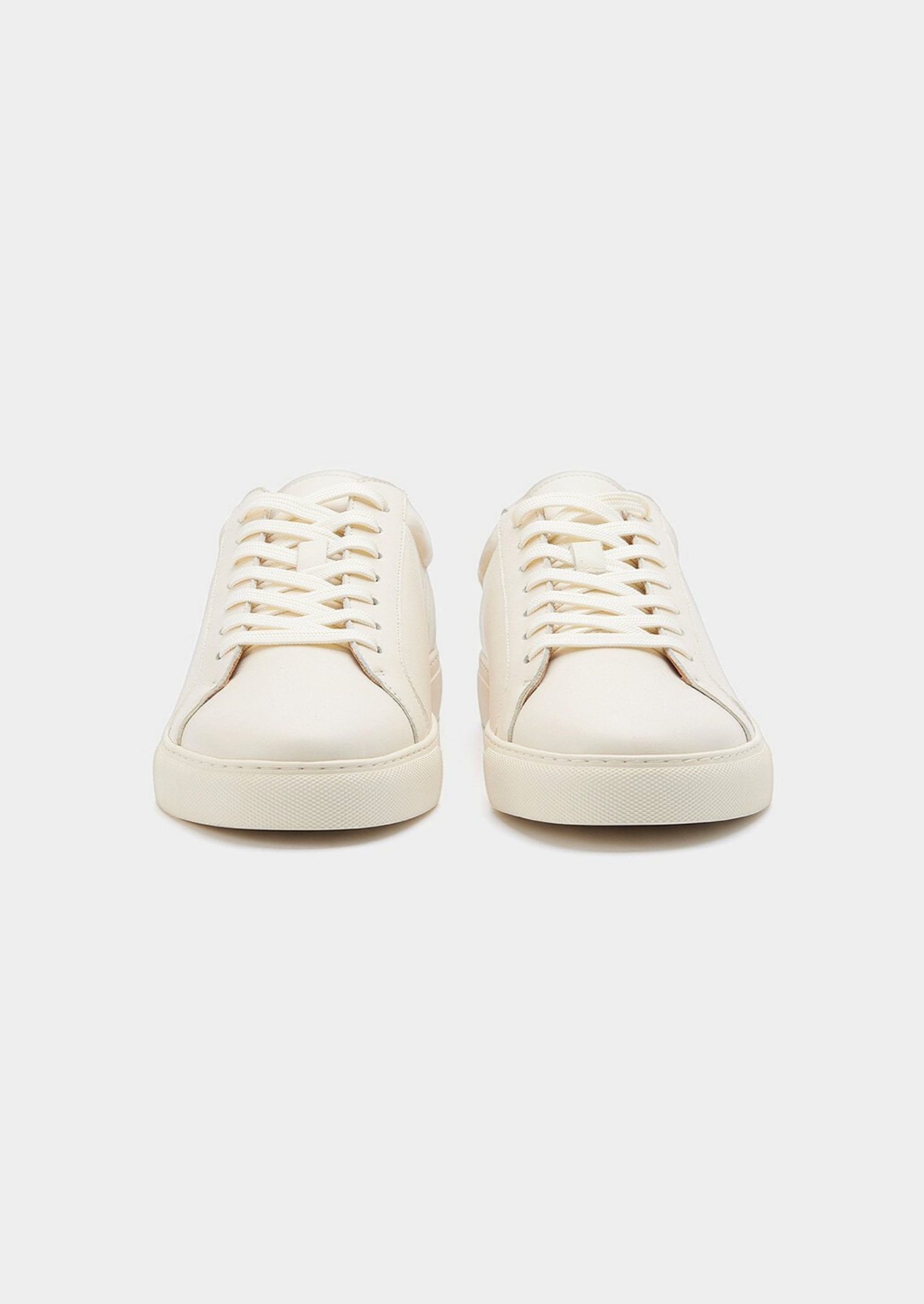 EA | LEREN ESSENTIAL SNEAKER – IVORY