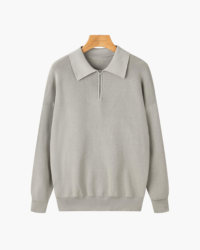 EA | LUXE ZIP KNIT