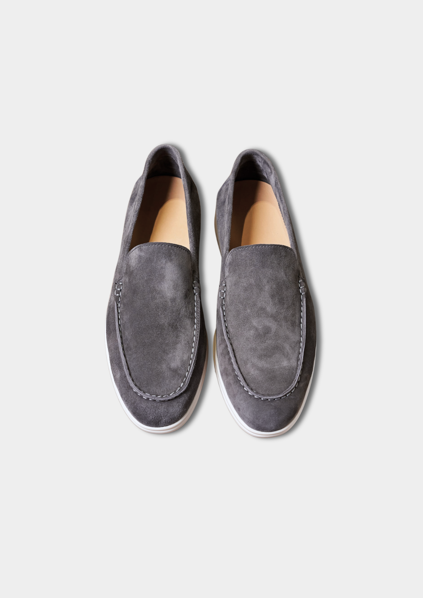 EA | MARIAN SUEDE LOAFERS – GRIJS