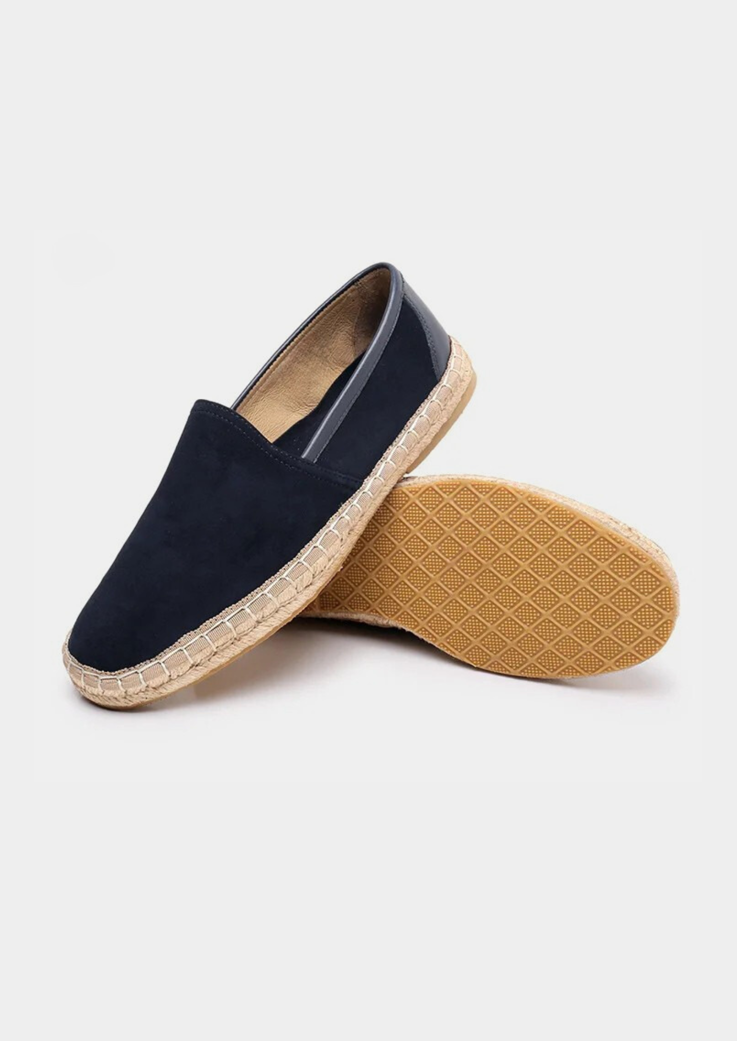 EA | SUEDE ESPADRILLES AAN ZEE – BLAUW