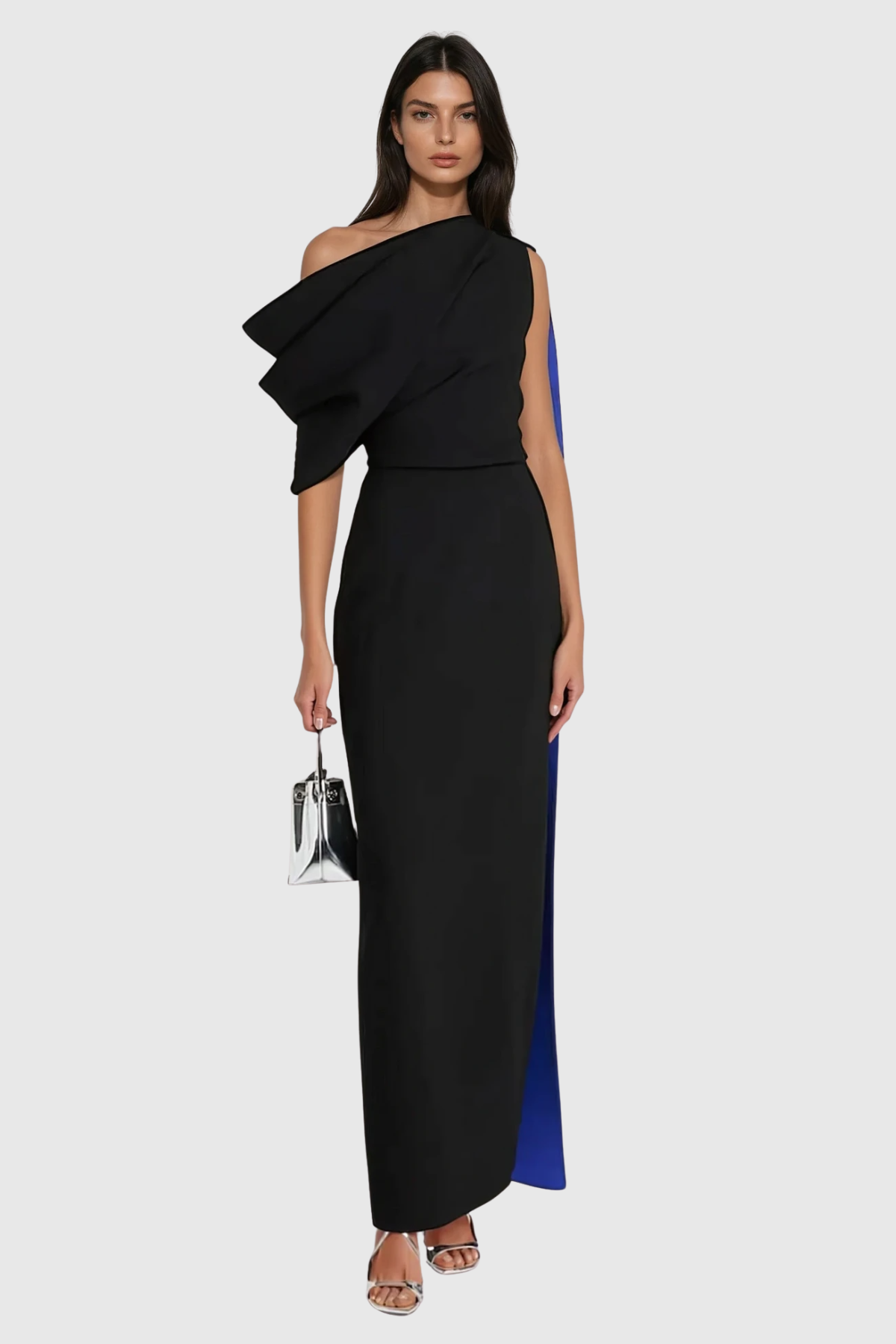 Kaela One-Shoulder Maxi Jurk