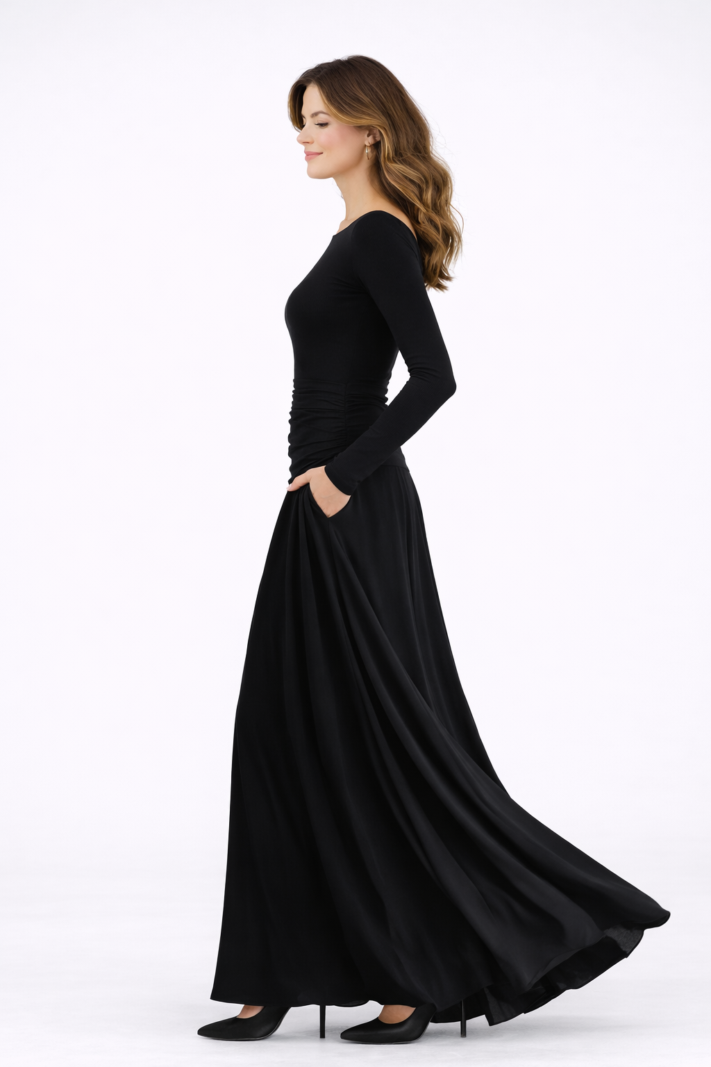 Amélie | Vloeiende Maxi Jurk