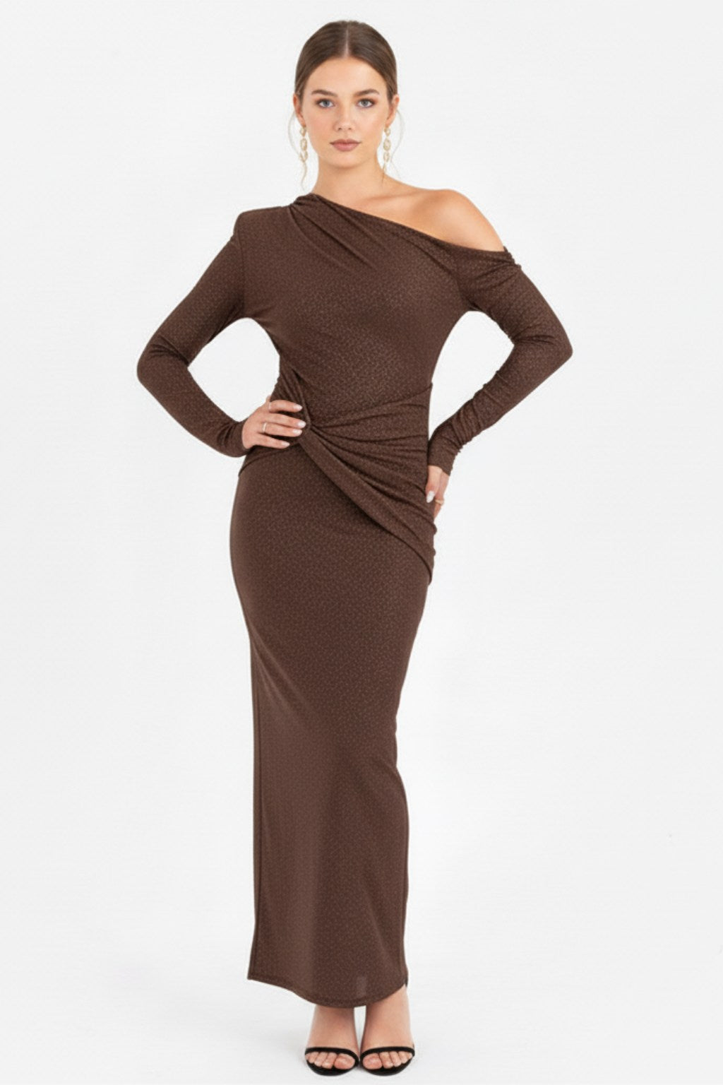 Amara One-Shoulder Jurk