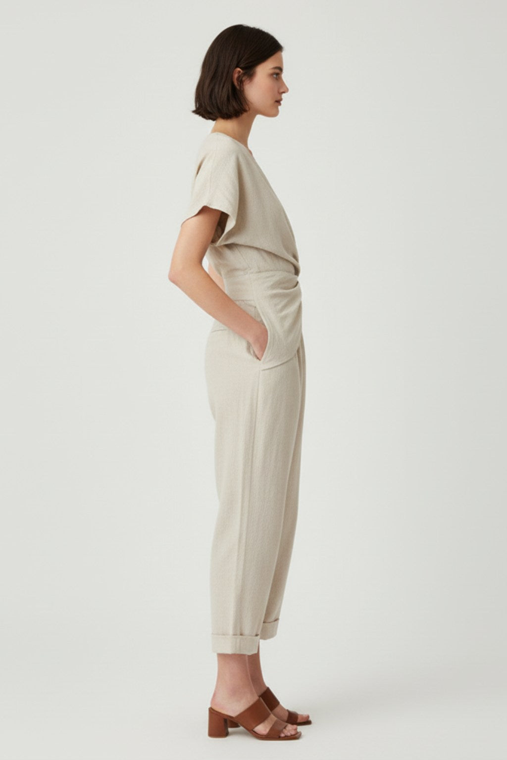 Elara  Draped Jumpsuit