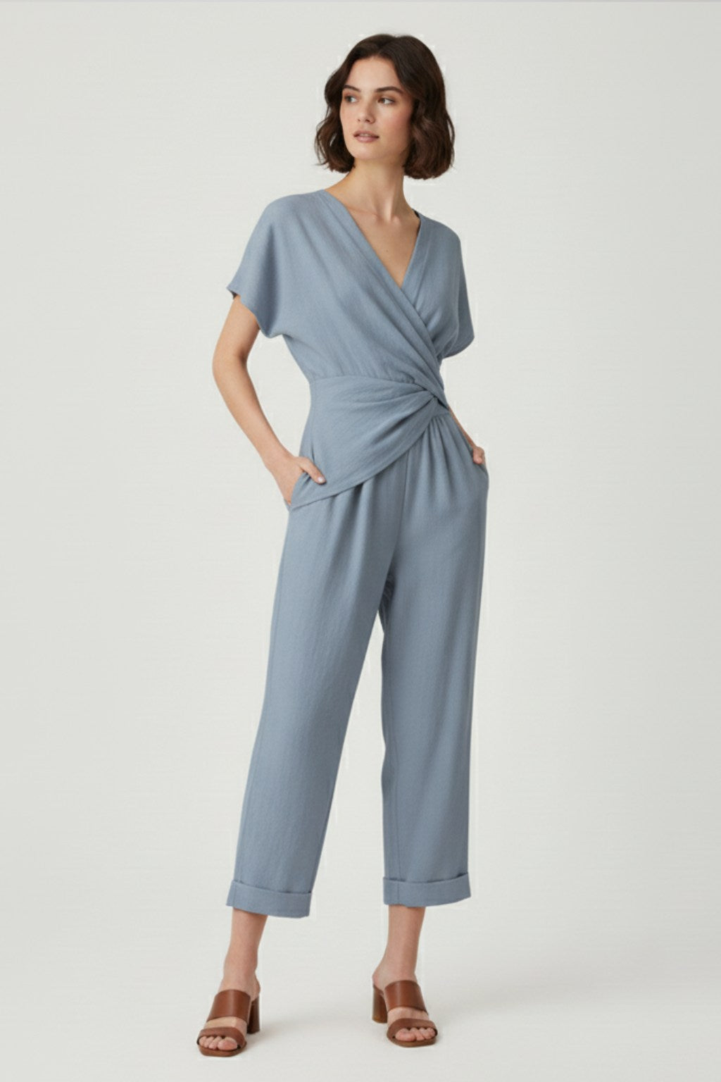 Elara  Draped Jumpsuit