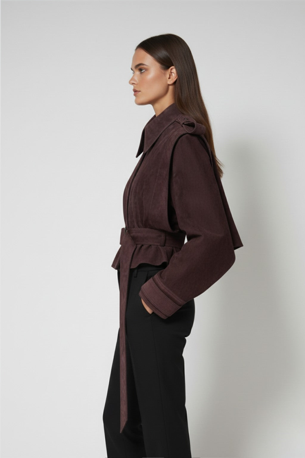 Aurelle Suede Jacket