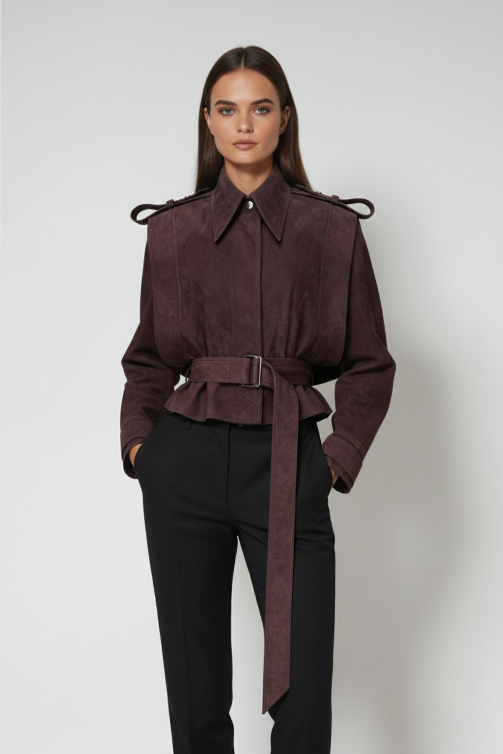 Aurelle Suede Jacket