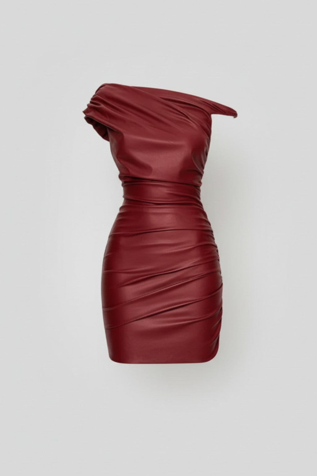 Aquaria Leather dress – Rood