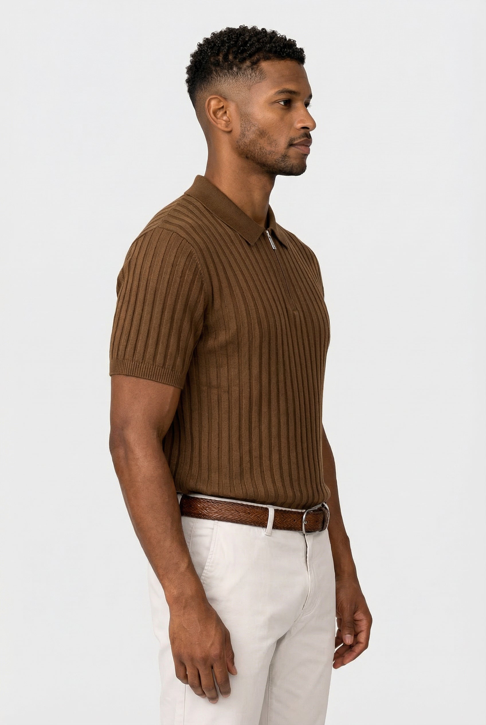 EA |  RIB POLO MET RITS - BRUIN