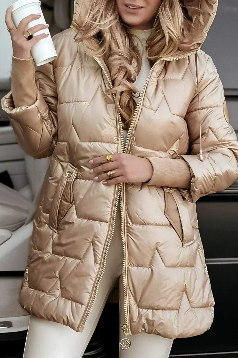 Aurelle Gold Puffer